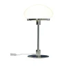 New August bordlampe sølv/hvit