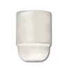 Normalholder E27 u/bryter hvit