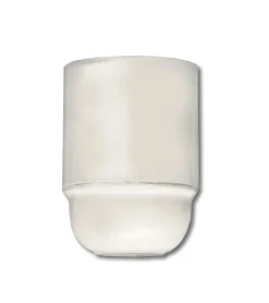 Normalholder E27 u/bryter hvit