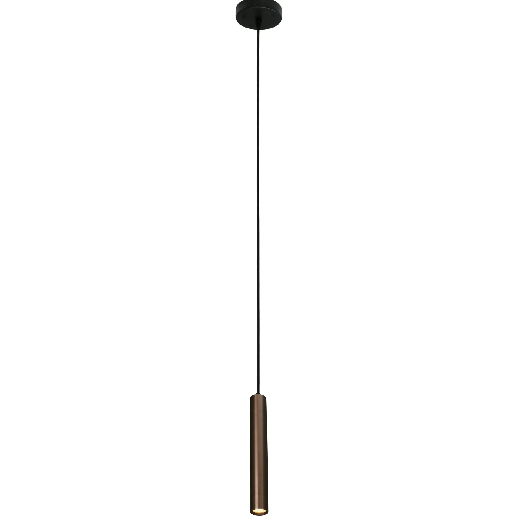 Oz mini K1 takpendel 1-lys sort/bronse