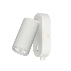Oz mini K1 veggspot oval hvit