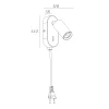 Oz mini K1 veggspot oval sort
