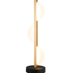 Paisley LED bordlampe sort/gull 3-step dim