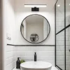 Pandella LED vegglampe IP44 40cm sort