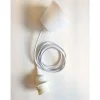 Pendeloppheng hvit 60W E27