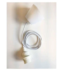 Pendeloppheng hvit 60W E27