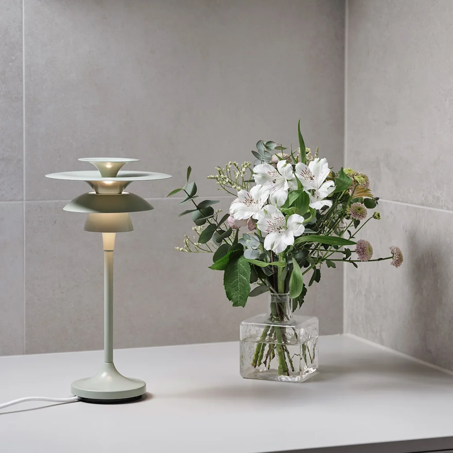 Picasso bordlampe H35cm soft salvia