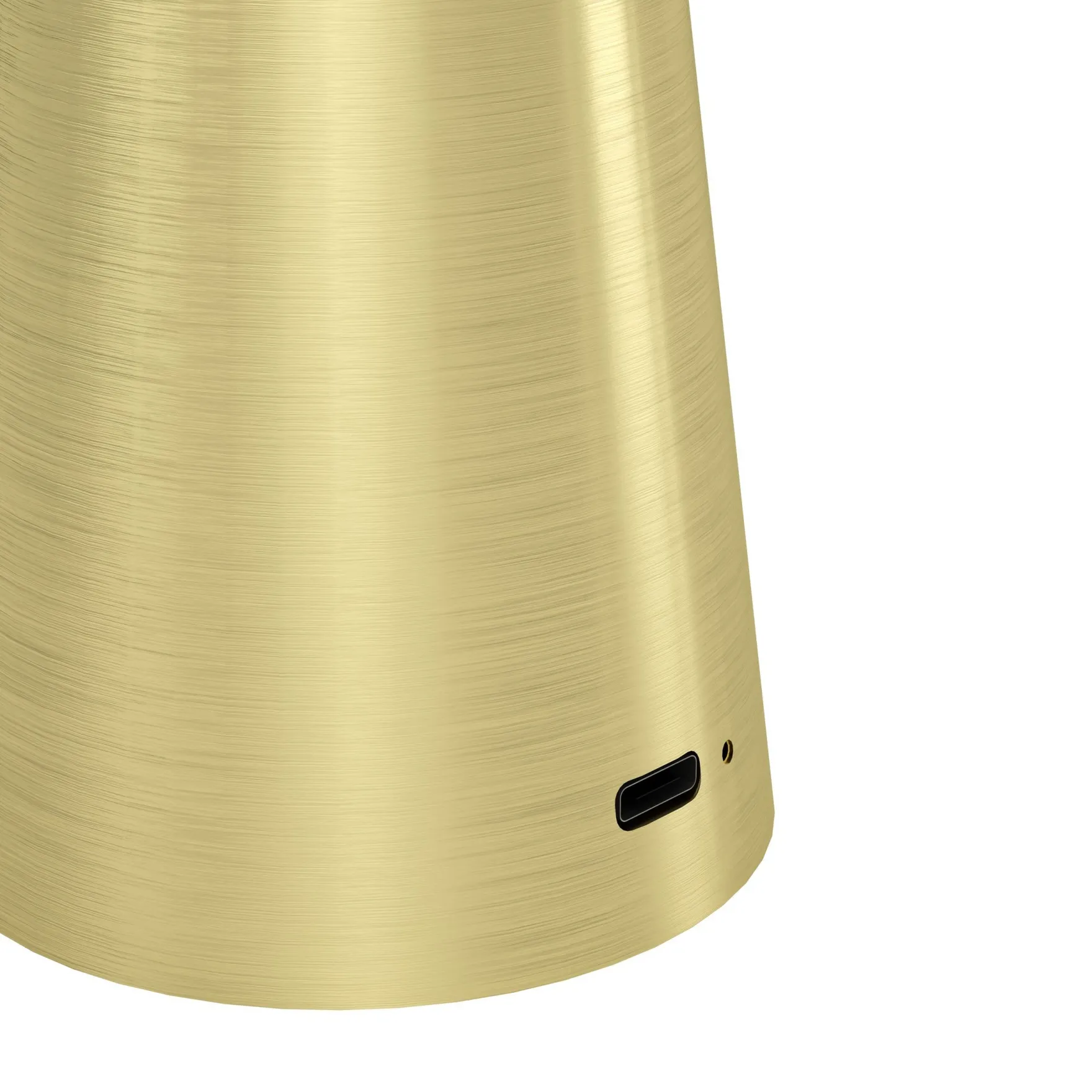 Piccora bordlampe oppladbar IP54 LED messing