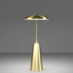 Piccora bordlampe oppladbar IP54 LED messing