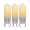 3pk LED G9 matt 3.5W dimbar