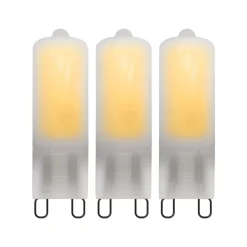 3pk LED G9 matt 3.5W dimbar