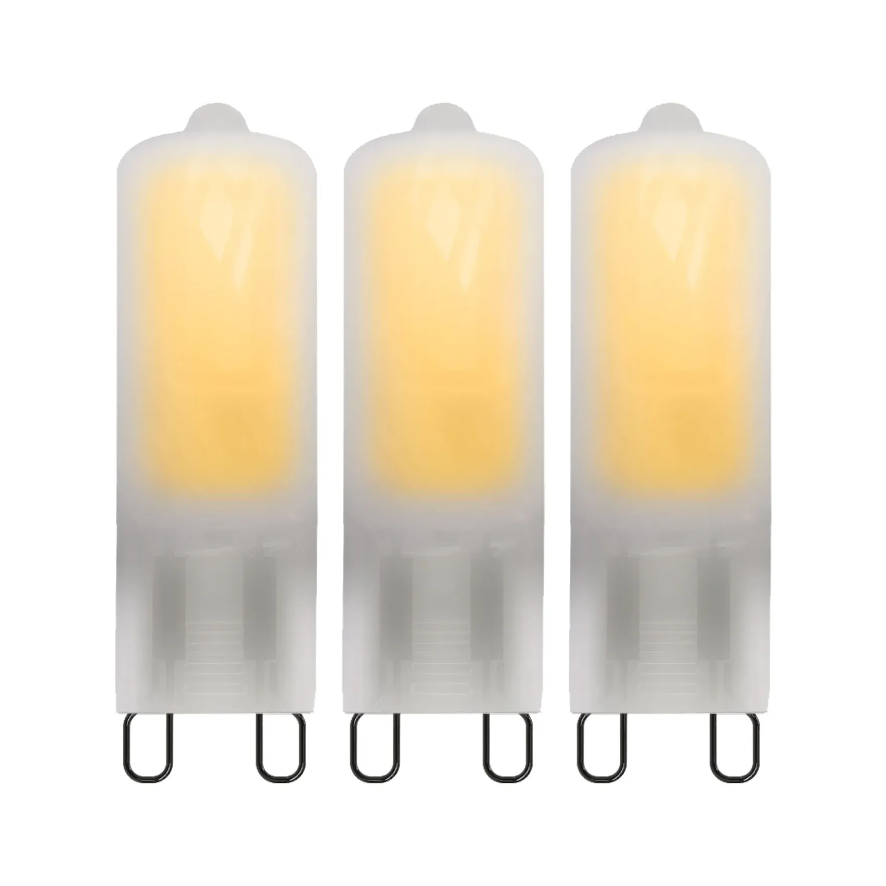 3pk LED G9 matt 3.5W dimbar