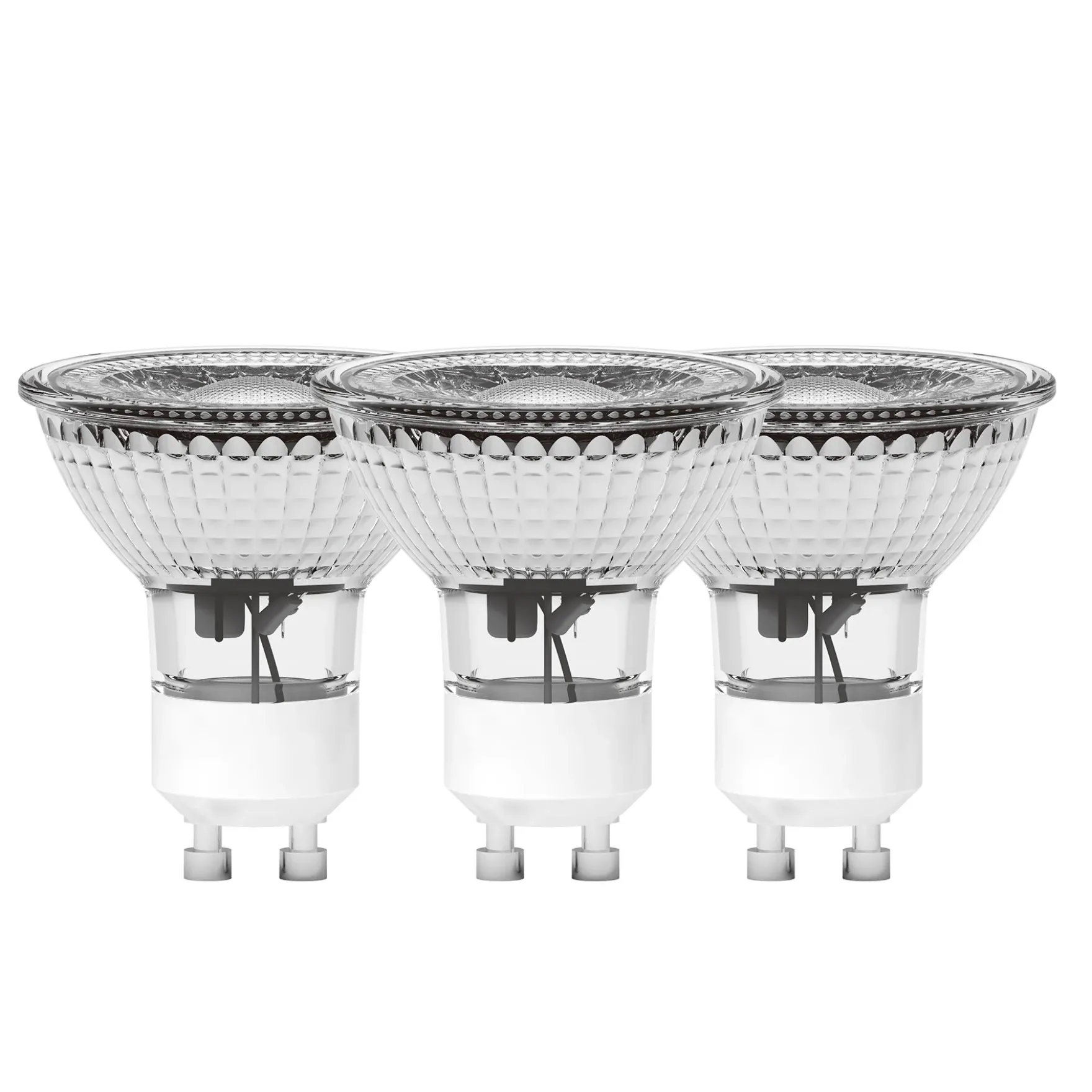 3pk LED GU10 3000K 4.5W dimbar