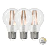 3pk LED normal E27 klar 7W 806lm 2700K 3-step dim