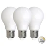 3pk LED normal E27 opal 7.5W 806lm 3-step dim
