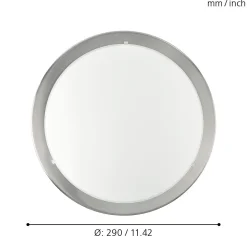 Planet takplafond Ø29cm satin