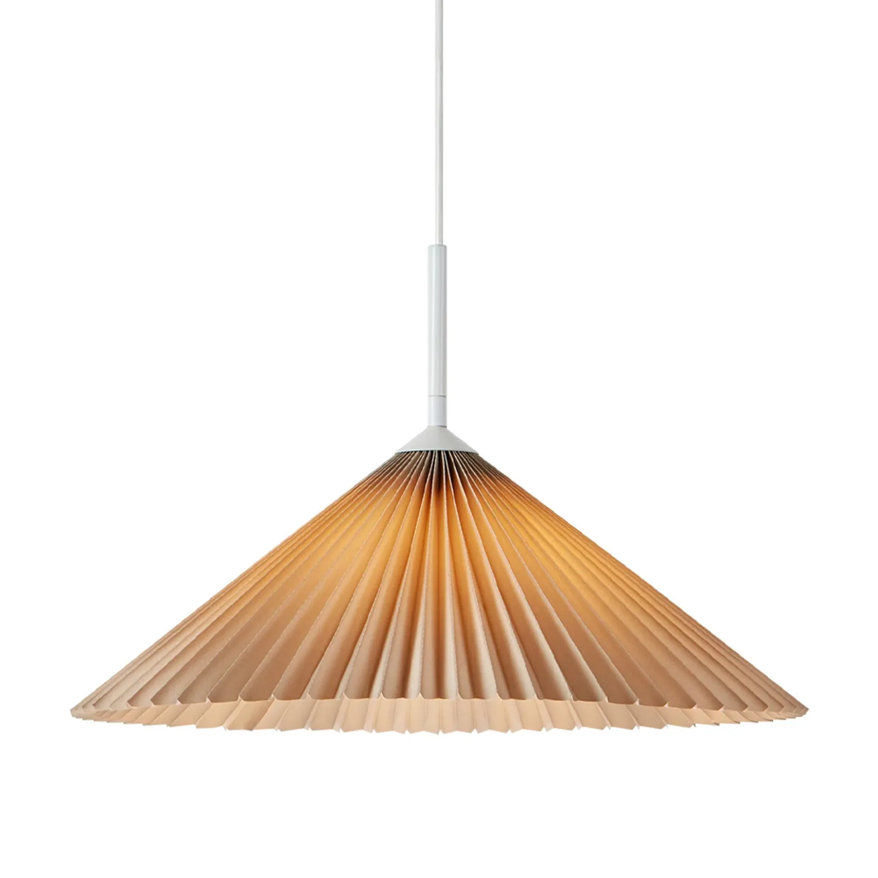 Plisado takpendel 50cm beige