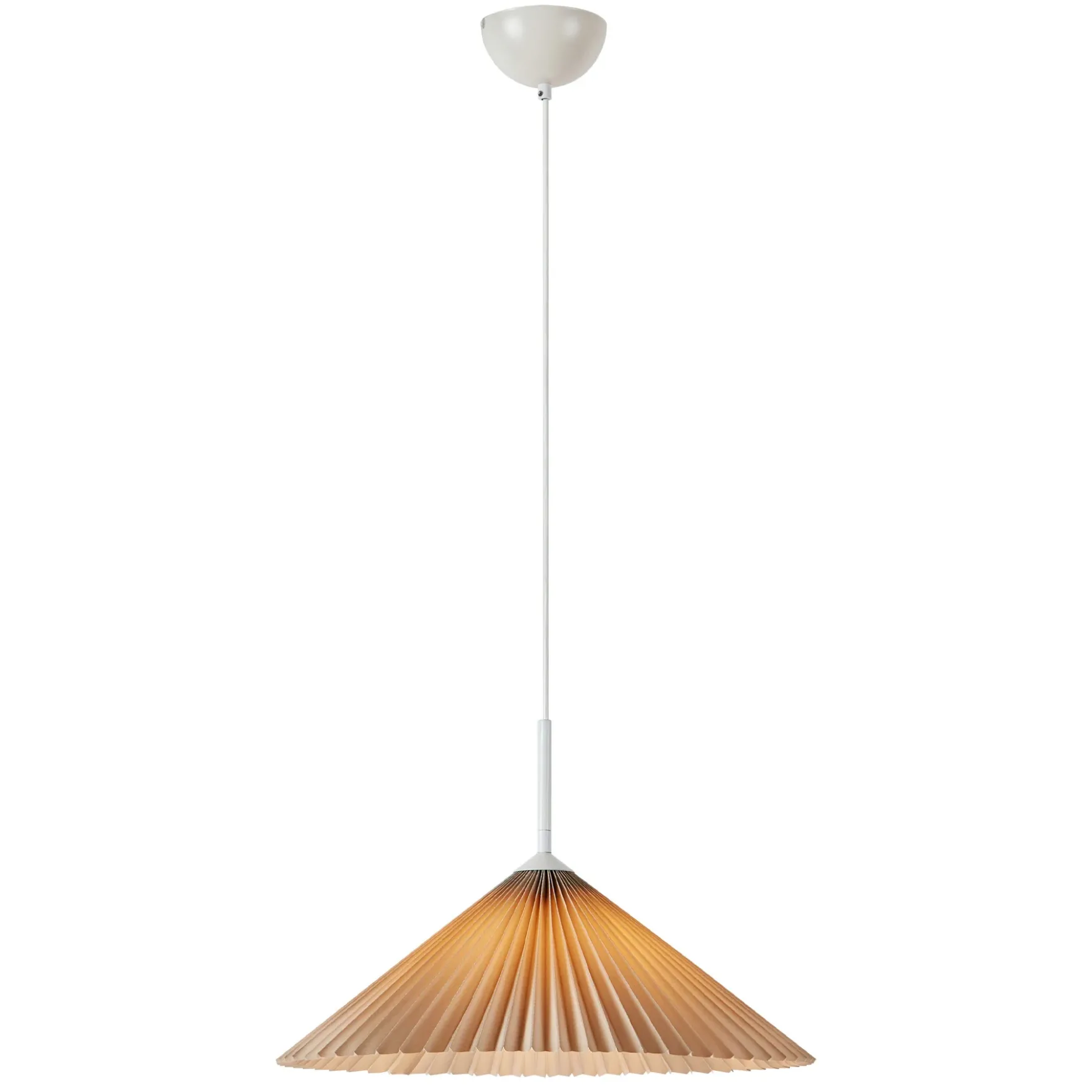 Plisado takpendel 50cm beige