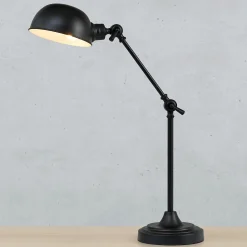 Portland bordlampe 40W E27 sort