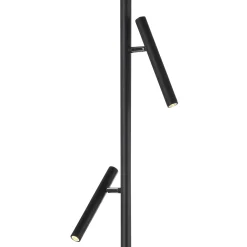 Pure K2 LED 2-lys gulvlampe sort m/dim