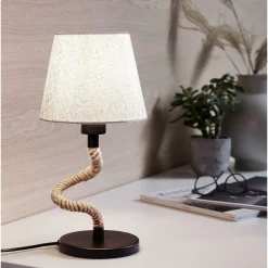 Rampside bordlampe sort/beige