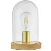 Retro living bordlampe klar/natur