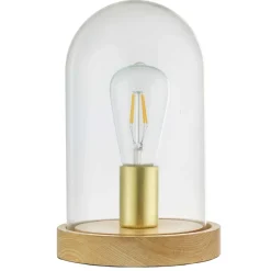 Retro living bordlampe klar/natur
