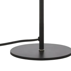 Rille bordlampe sort/opal