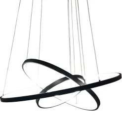 Ringo LED pendel 30/50/70cm sort