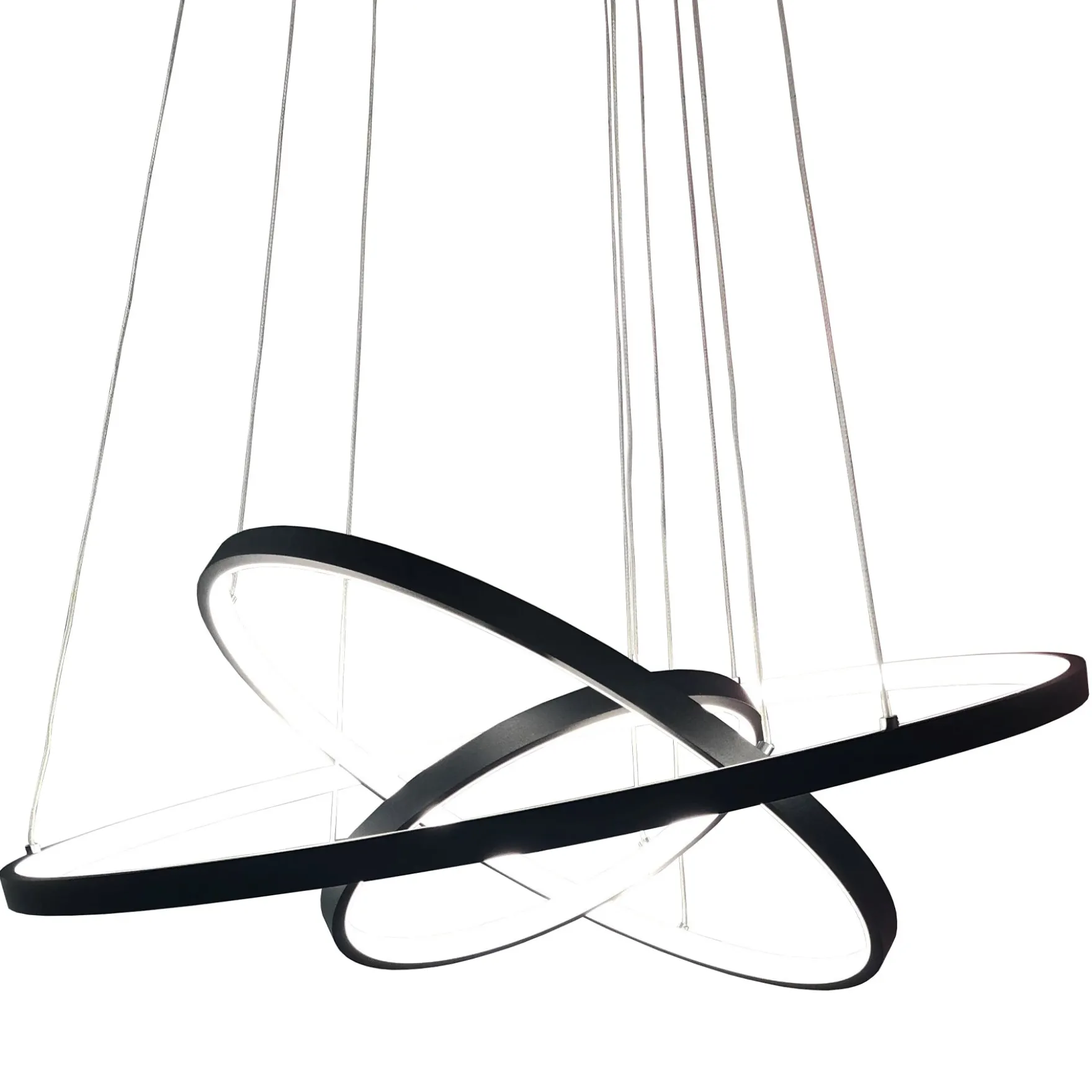 Ringo LED pendel 30/50/70cm sort