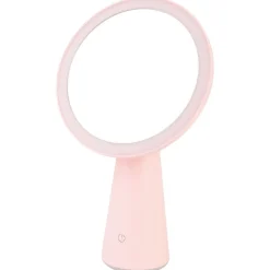 Rosa sminkespeil m/USB