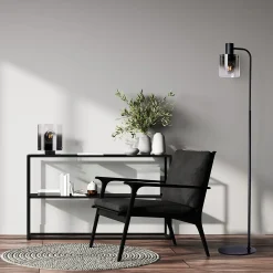 Roxy gulvlampe sort/sotet