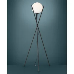Salvezinas gulvlampe sort/hvit