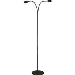 Sandvik 2-lys gulvlampe u/skjerm sort