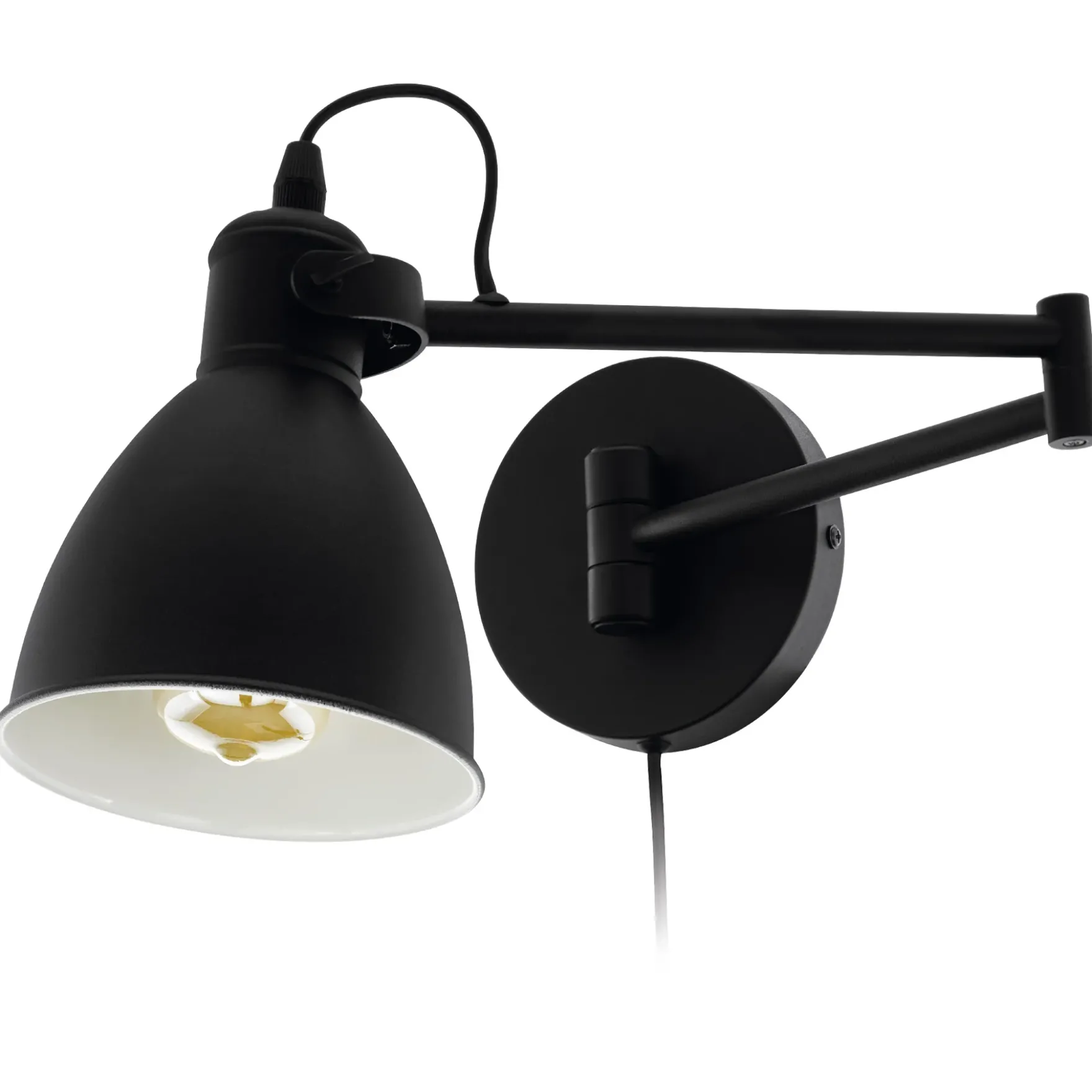 San Peri vegglampe sort