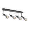 Senja taklampe 4-lys sort