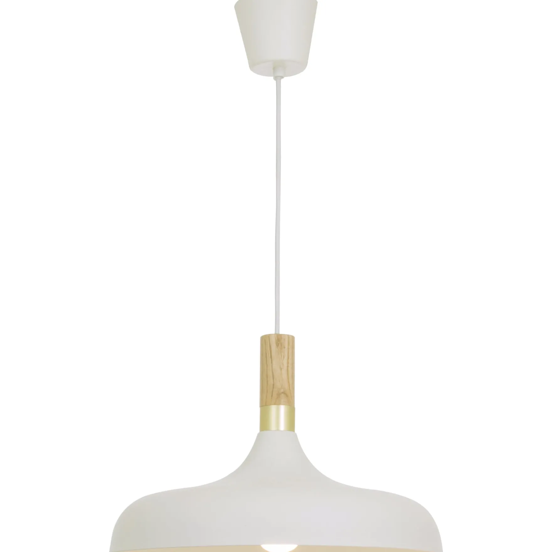 Sense takpendel Ø34cm hvit/natur