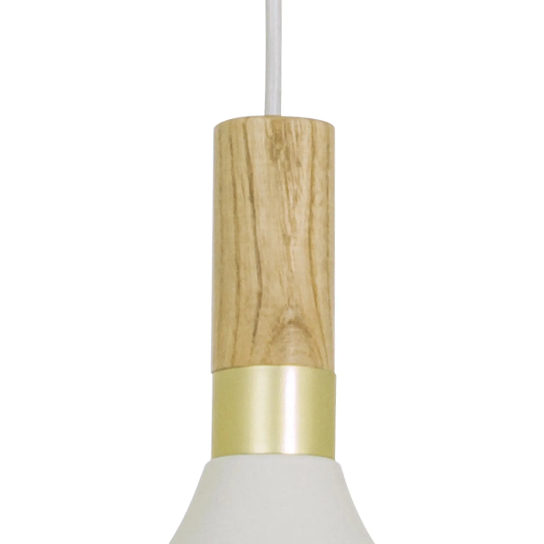 Sense takpendel Ø34cm hvit/natur