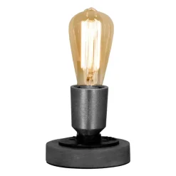 Sigill bordlampe tinn/grå