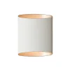 Sinne vegglampe hvit/messing