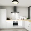 Sinus LED plafond m/fjernkontroll sort