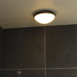Siracusa LED plafond IP44 sort