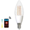 SMART LIGHT WIFI CCT E14 mignon krystall klar
