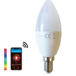 SMART LIGHT WIFI RGB E14 mignon hvit