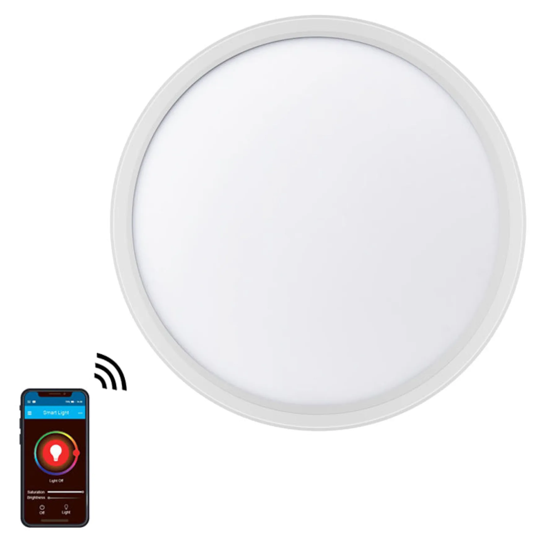 Smart Oda plafond liten Ø30cm hvit