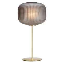 Sober bordlampe E27 smoke/messing