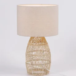 Sofie bordlampe natur/beige