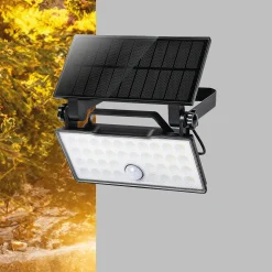 Solar bærbar vegglampe oppladbar IP65