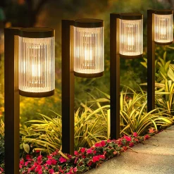 Solar garden spot 1W sort beacon IP65