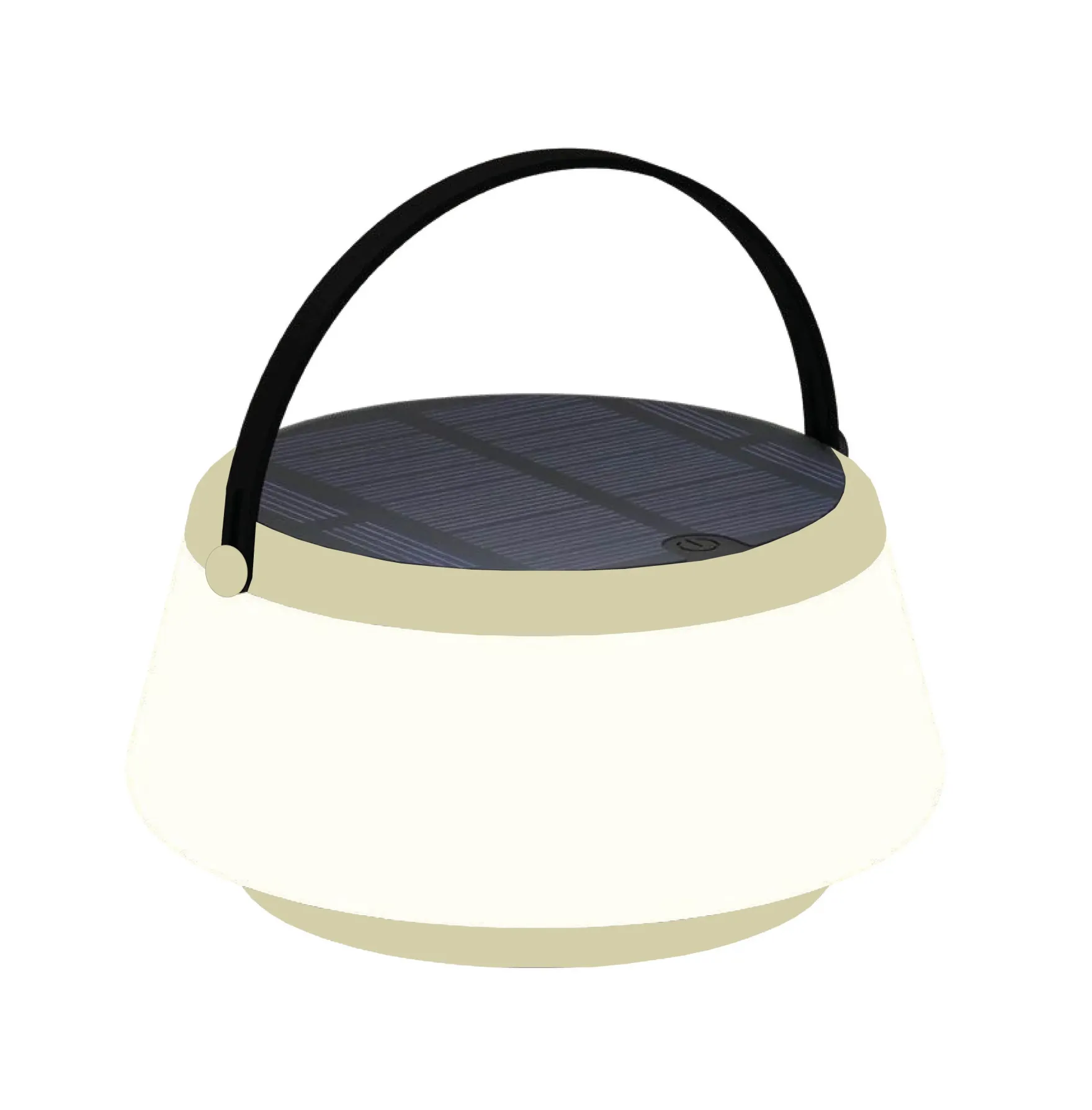 Solar Lantern oppladbar bordlampe grønn IP44